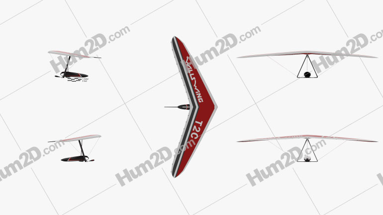 Hang glider Wills Wing T2C Blueprint