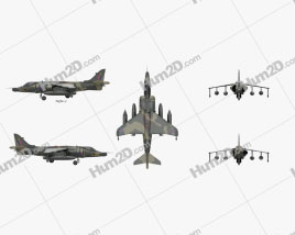 Hawker Siddeley Harrier Flugzeug clipart