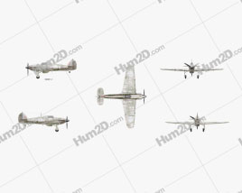 Hawker Hurricane Aircraft clipart