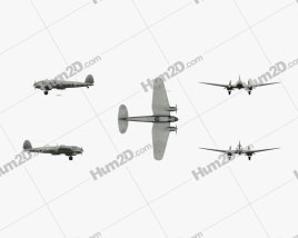 Heinkel He 111 Flugzeug clipart