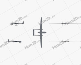 IAI Heron Aircraft clipart