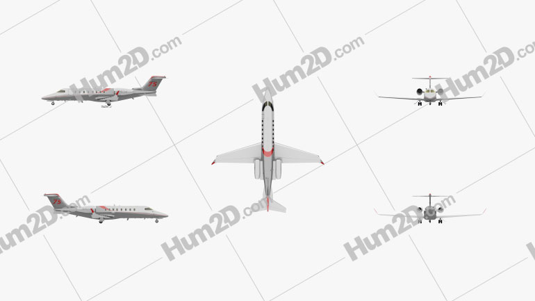 Learjet 75 Aircraft clipart