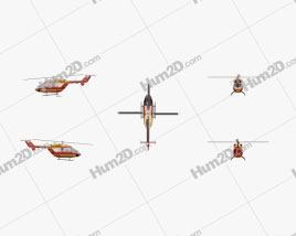 MBB/Kawasaki BK 117 Utility/Transport Helicopter Aircraft clipart