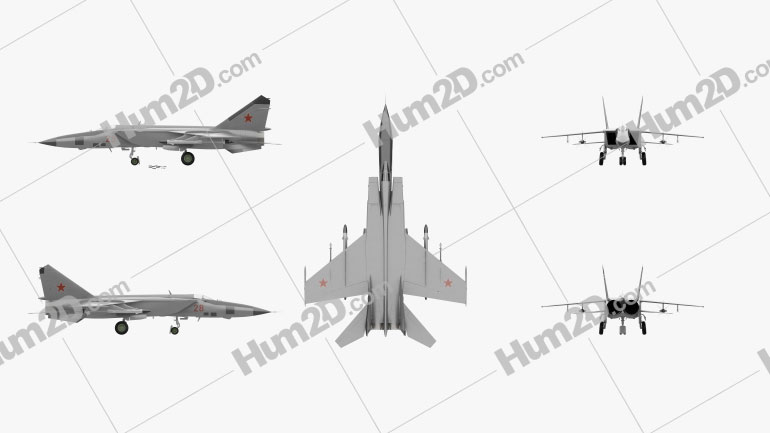 Mikoyan-Gurevich MiG-25 PNG Clipart