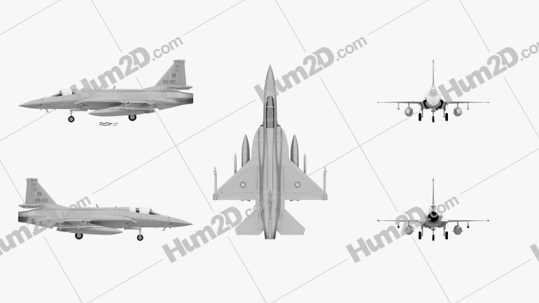 PAC JF-17 Thunder Flugzeug clipart