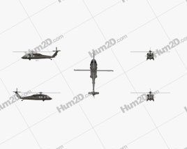 Sikorsky UH-60 Black Hawk Army Helicopter Aircraft clipart