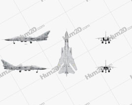 Sukhoi Su-24 Aircraft clipart