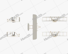 Wright Flyer Aircraft clipart