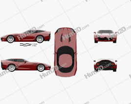 Alfa Romeo TZ3 Stradale 2011 car clipart