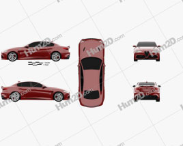 Alfa Romeo Giulia Quadrifoglio 2016 car clipart