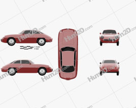 Alfa Romeo Giulietta 1960 car clipart