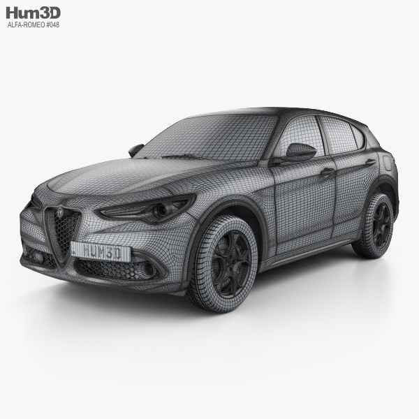 Alfa Romeo Stelvio Q4 2020 car clipart