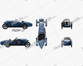 Amilcar CGSS 1926 car clipart