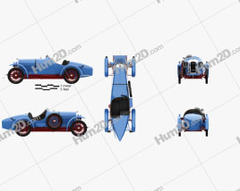 Amilcar CGSS 1927 car clipart