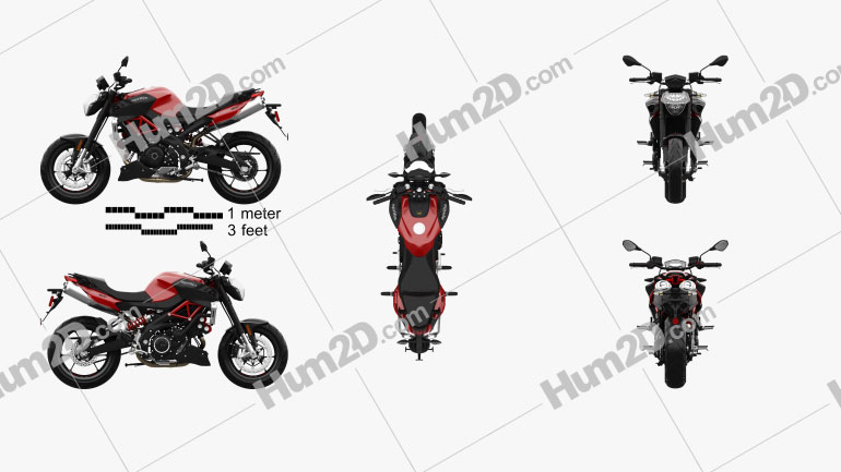 Aprilia Shiver 900 2020 Motorcycle clipart