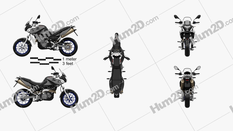 Aprilia Pegaso 650 Strada 2006 Motorrad clipart