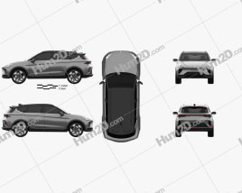 Arcfox a-T 2020 car clipart