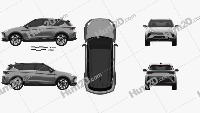 Arcfox a-T 2020 car clipart