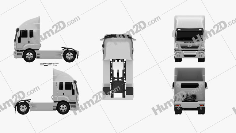 Ashok Leyland Newgen Caminhão trator 2015 clipart
