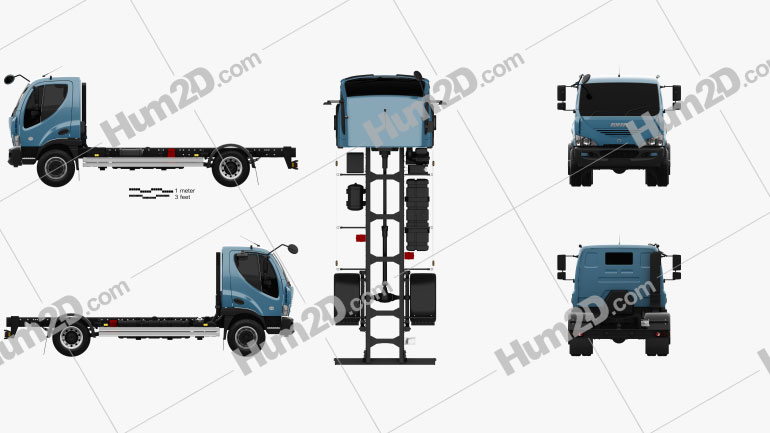 Ashok Leyland Avia D120 Chassis Truck 2006 PNG Clipart