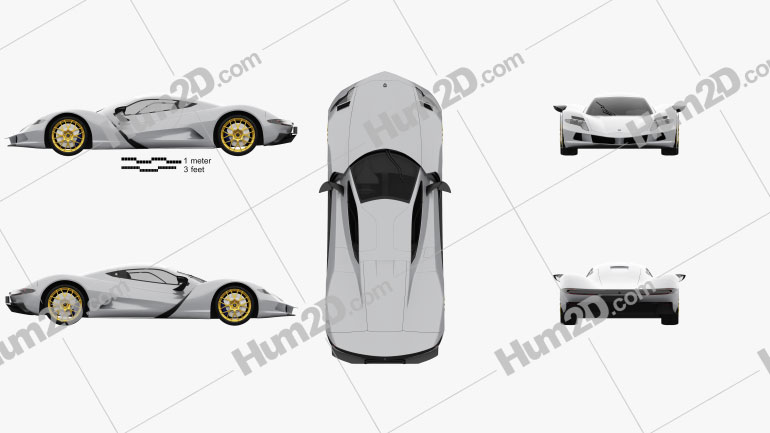 Aspark ClipArt Images And Blueprints For Download In PNG PSD Hum2D