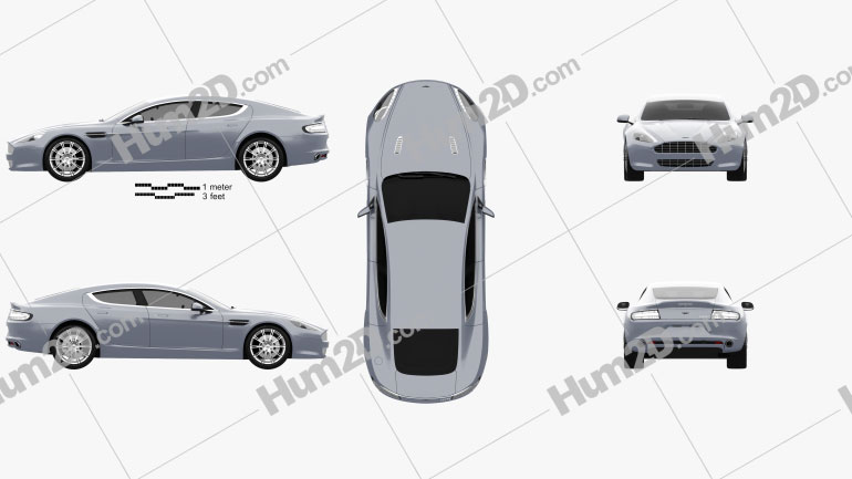 Aston Martin Rapide 2010 PNG Clipart