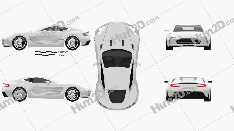 Aston Martin One-77 2010 PNG Clipart