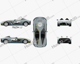 Aston Martin CC100 Speedster 2013 car clipart