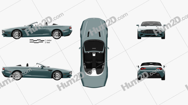 Aston Martin DB9 Spyder Zagato Centennial 2014 PNG Clipart