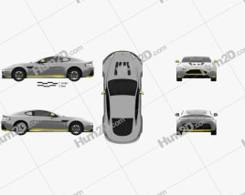 Aston Martin V12 Vantage S Sport-Plus 2016 car clipart