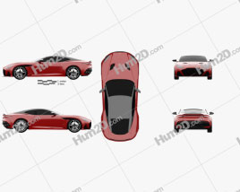 Aston Martin DBS Superleggera 2019 car clipart