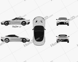 Aston Martin DBS Superleggera Volante 2020 car clipart