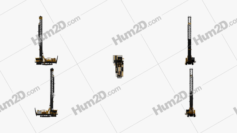 Atlas-Copco PV-271 Drill Rig 2017 Blueprint