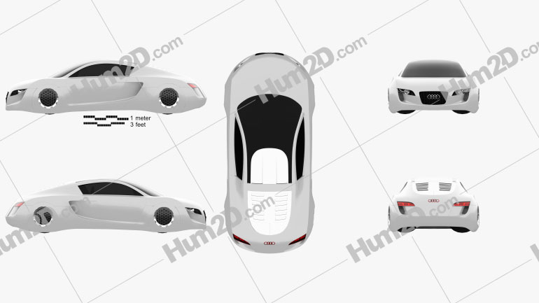 Audi RSQ 2004 PNG Clipart