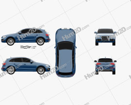 Audi SQ5 2013 car clipart