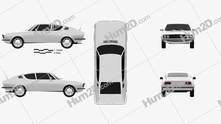 Чертеж audi 100