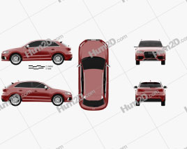 Audi RS Q3 2013 car clipart