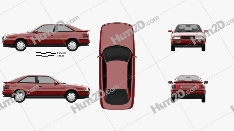 Audi Coupe 1991 PNG Clipart