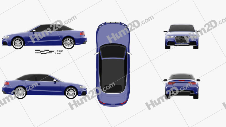 Audi RS5 Cabriolet 2012 PNG Clipart