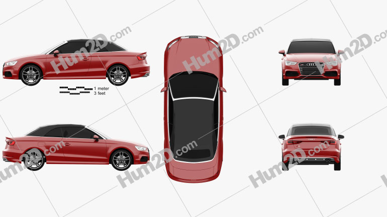 Audi S3 Cabriolet 2014 PNG Clipart