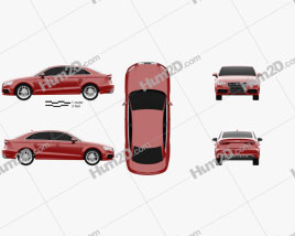 Audi S3 sedan 2013 car clipart