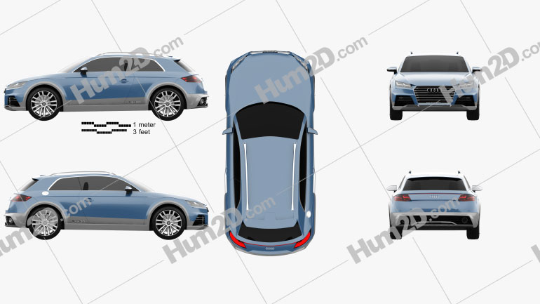 Audi Allroad Shooting Brake 2014 car clipart