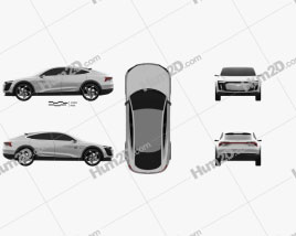 Audi Elaine 2017 car clipart