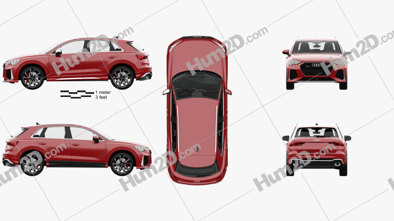 Audi Q3 RS with HQ interior 2019 PNG Clipart