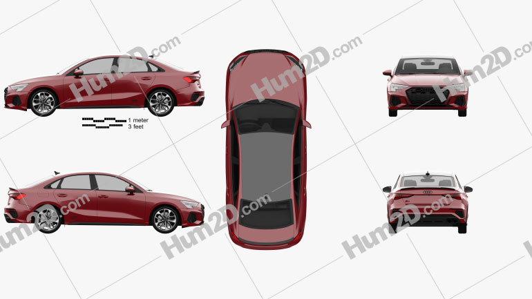 Audi S3 Edition One sedan 2020 PNG Clipart