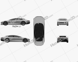 Audi Grandsphere 2021 car clipart