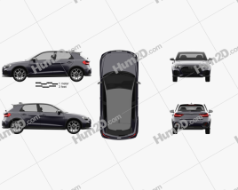 Audi A1 Citycarver 2019 car clipart