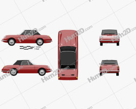 Autobianchi Stellina 1964 car clipart