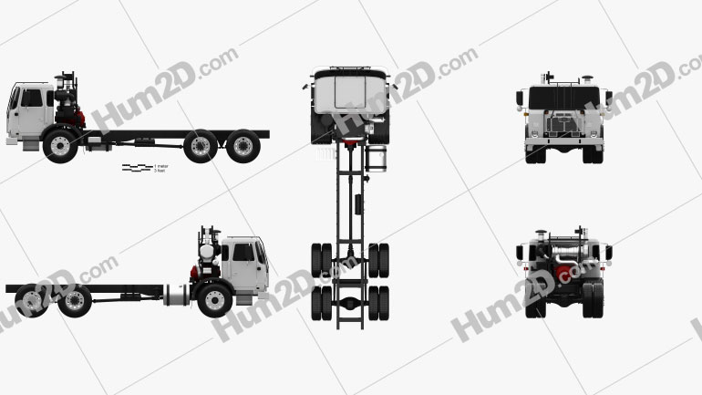 Autocar ACX Chassis Truck 2021 clipart