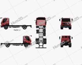 Avia D75 Chassis Truck 2018 clipart